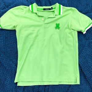 Psycho Bunny Bright Green Kids Polo